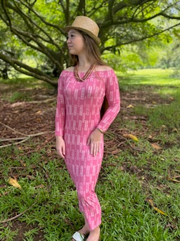OHE WAHINE OFF THE SHOULDER DRESS