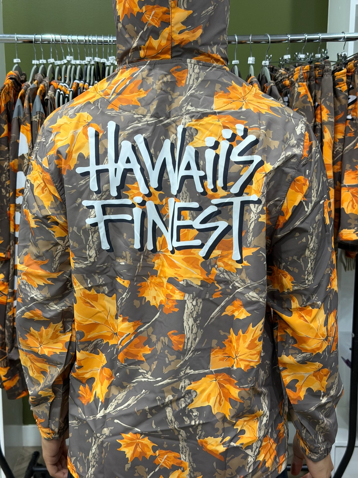 Fall Real Tree Camo Kane Windbreaker