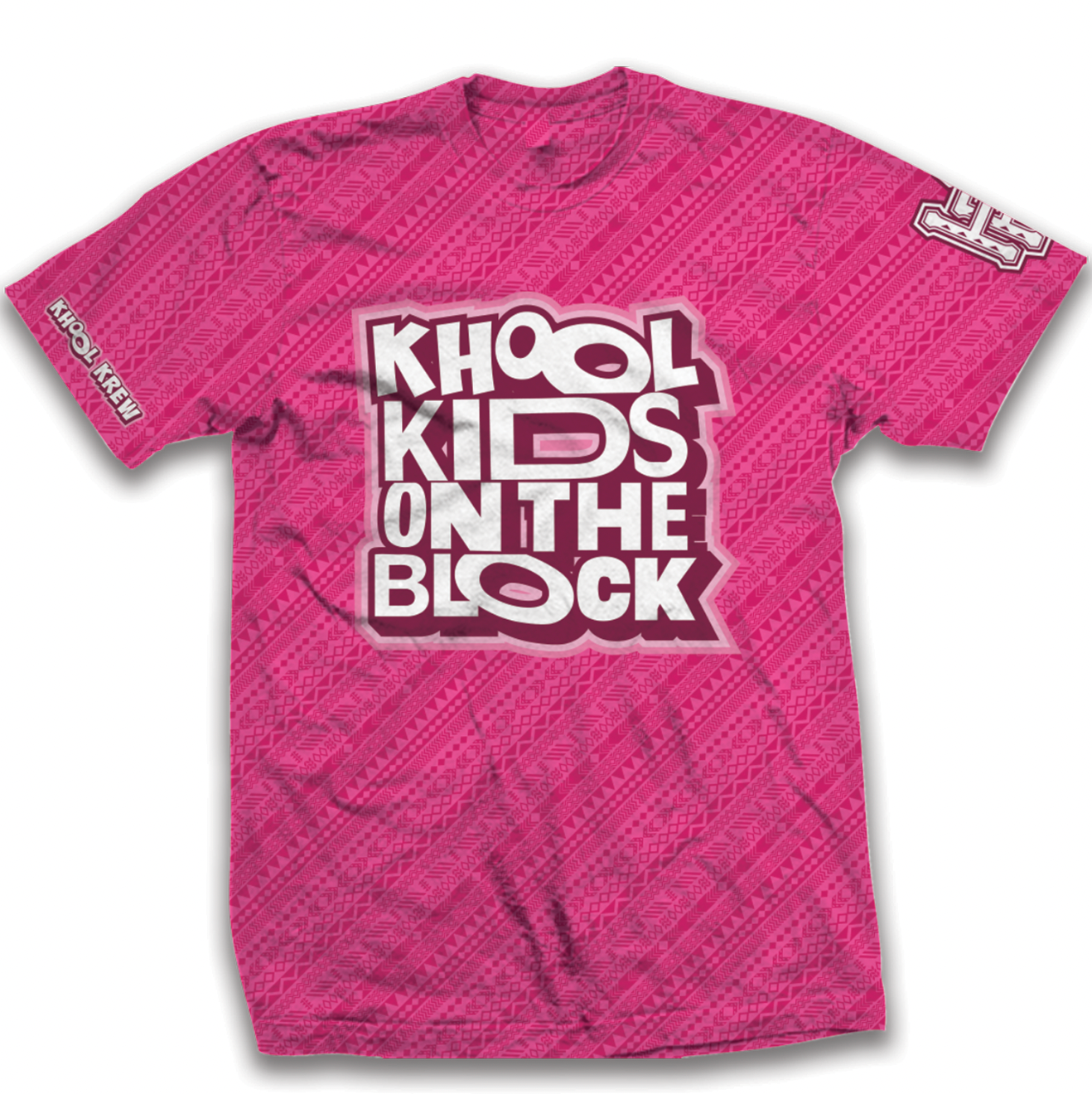 KHOOL KIDS ON THE BLOCK SHIRT: PINK