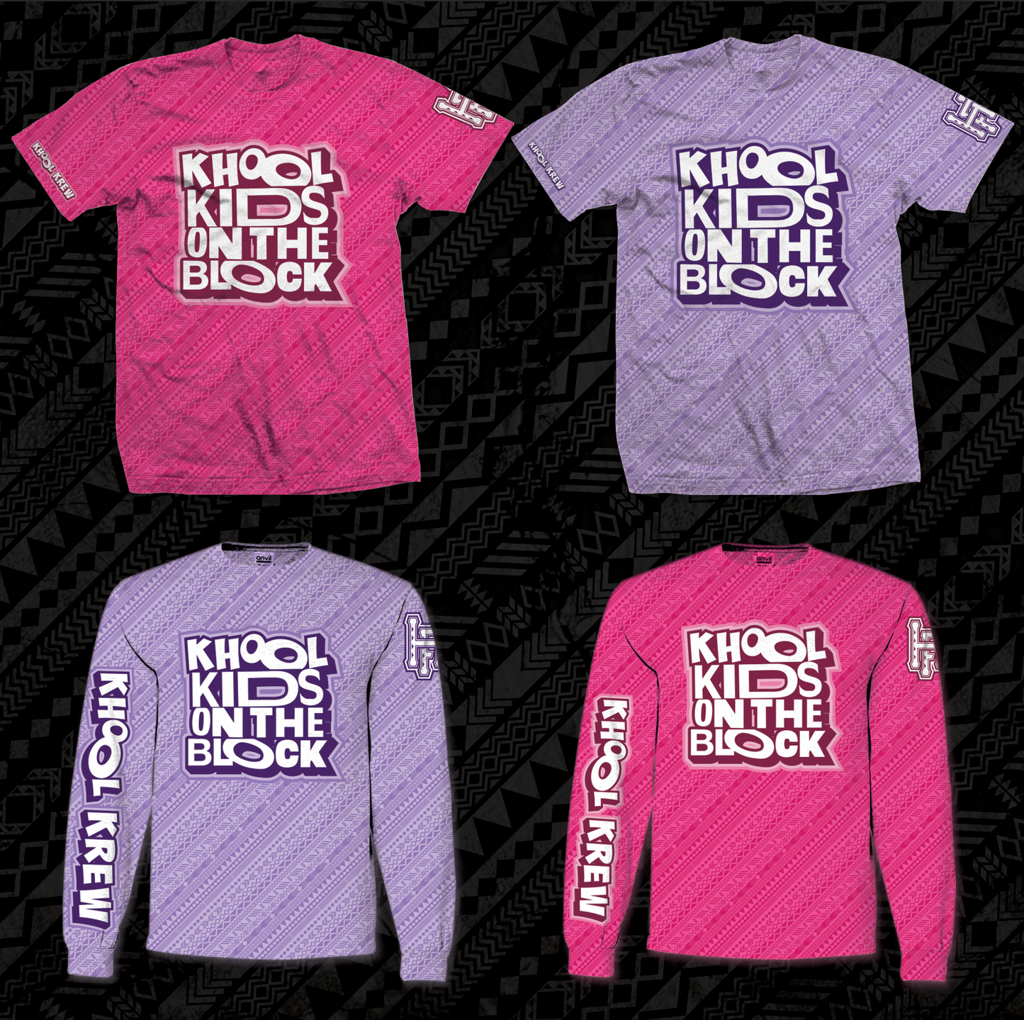 KHOOL KIDS ON THE BLOCK SHIRT: PINK