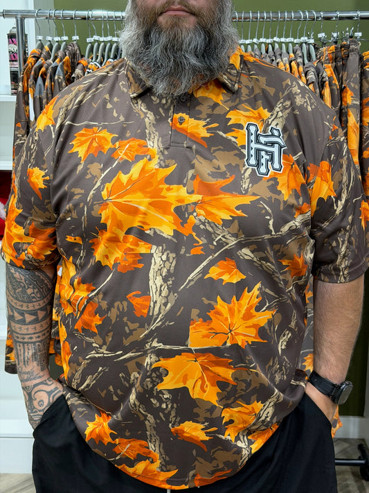 Fall Real Tree Camo Kane Polo