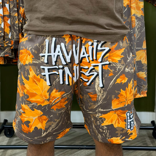 Fall Real Tree Camo Kane Sweat Shorts