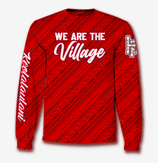 KHOOL VILLAGE 2 LONG SLEEVE: RED